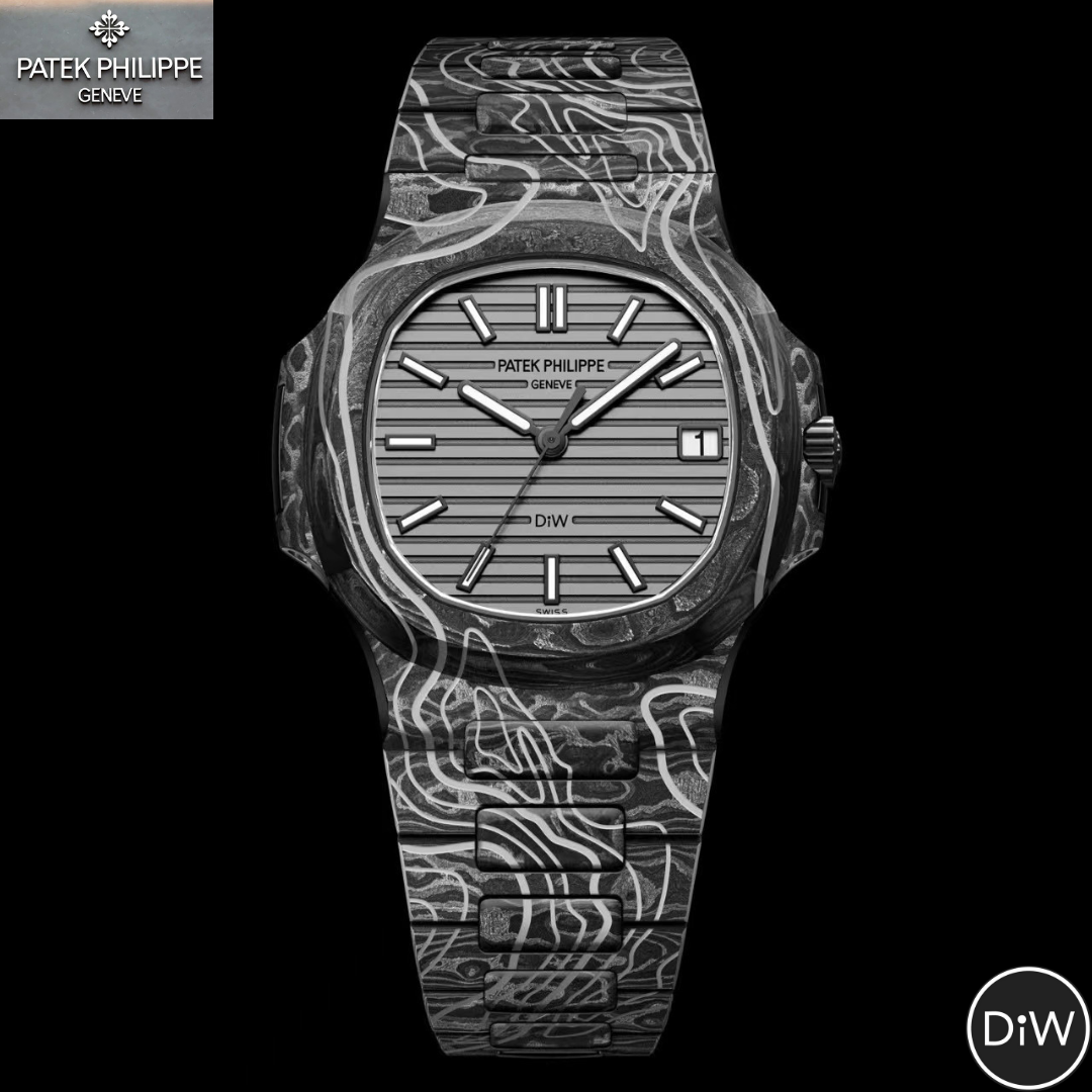 Patek Nautilus DiW ALL CARBON MONOLITH UNIQUE (Retail: €184990) | WORLDTIMER